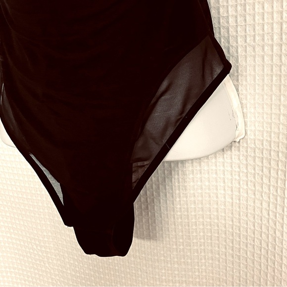 Popilush ladies sheer mesh shapewear slip thong bodysuit size small (NWT) - Picture 6 of 11